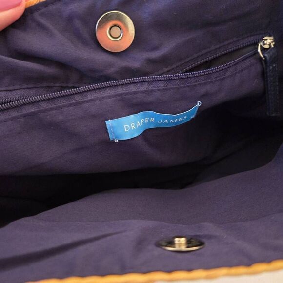 Draper James Womens Casual Straw Tote Bag - Picture 6 of 13